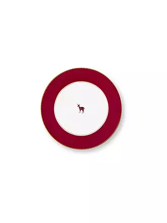 PIP STUDIO | Dessertteller 17cm LOVE BIRDS Dark Red | 